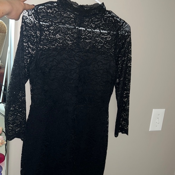 Express Dresses & Skirts - Black Lace Dress